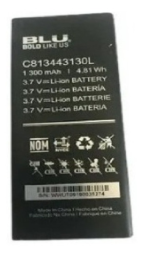 Imagen 1 de 1 de Bateria Blu C813443130l Advance L5 A390l Nueva Sellada