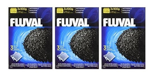 Bolsas De Nylon Fluval Carbon Para El Acuario, 100gm, 9-pack