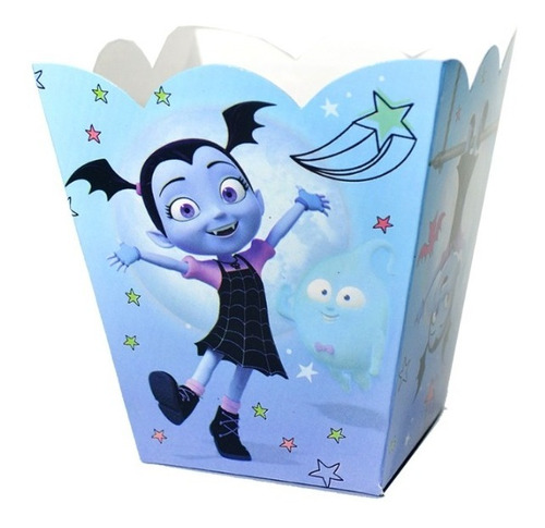 Pack 6 Cajas Pochocleras Vampirina Original Cotillón Disney