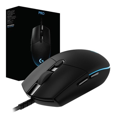 Mouse gamer de juego Logitech Pro Series G Pro Hero negro