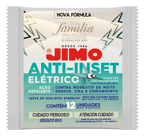 Tabletas Antimosquitos Jimo 12 Unidades