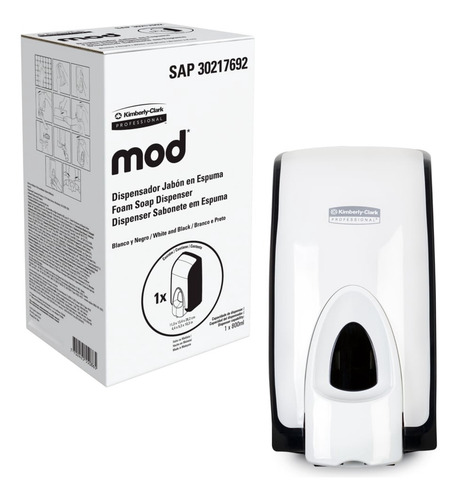 Dispenser Y Jabón En Espuma Kleenex X 800 Ml Kimberly Clark Blanco
