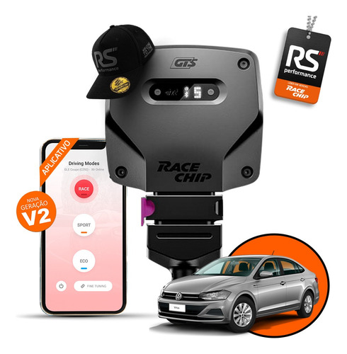 Racechip Vw Virtus Tsi Chip De Potência V2 Gts + Aplicativo