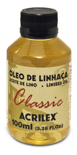 Aceite De Linaza 100 Ml Acrilex - Mosca