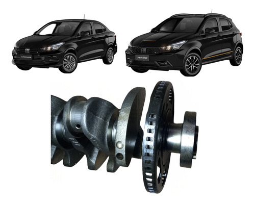 Virabrequim Fiat Argo Cronos 1.3 4cc 8v 2018 2022 2023 2024 (Usado)