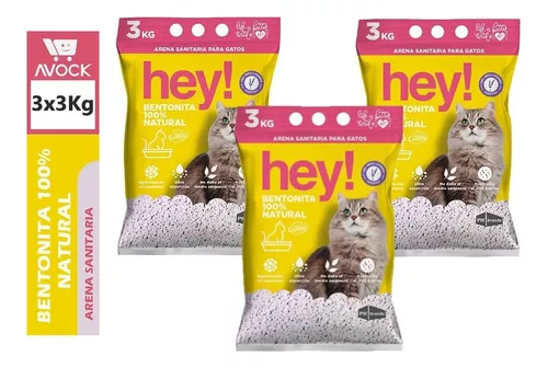 Arena Para Gatos Hey! 3kg, Productos