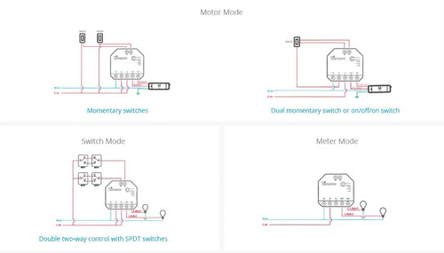 Imagen 5 de 9 de Sonoff Dual R3 Wifi Para Domótica Cortinas - Medidor Consumo