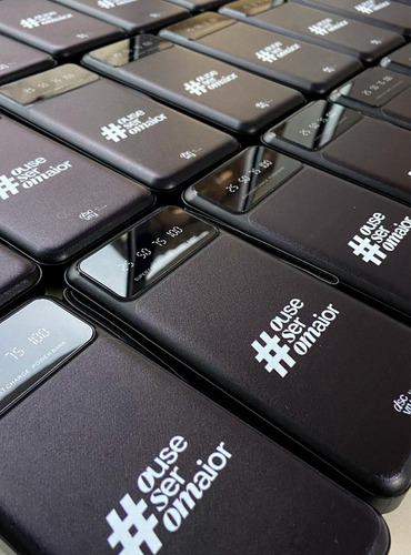Kit 8 Power Bank 10000 Personalizado Com Logo