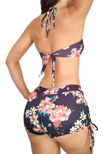 Imagem 2 de 8 de Biquíni Com Top - Shortinho Sunkini E Top Cropped