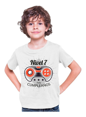 Playera De Cumpleaños Personalizada - Nivel Gamer