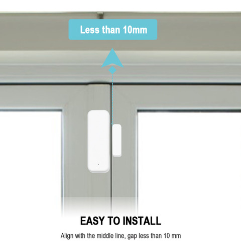 Sensor De Puerta Tuya Smart Wifi, Detectores De Ventanas, Se