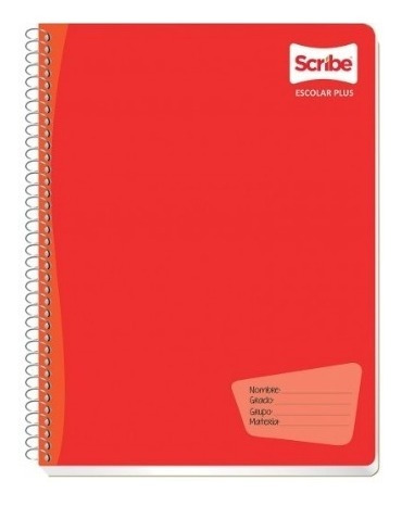 Cuaderno Scribe Profesional 100 Hojas Doble Raya
