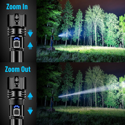 Linternas Super Bright Led Recargables Para Acampar En Casa