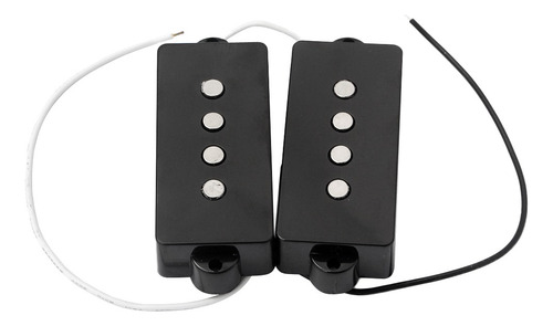 W 1 Juego Silencioso 4 Cuerdas Pastillas De Bajo Eléctrico