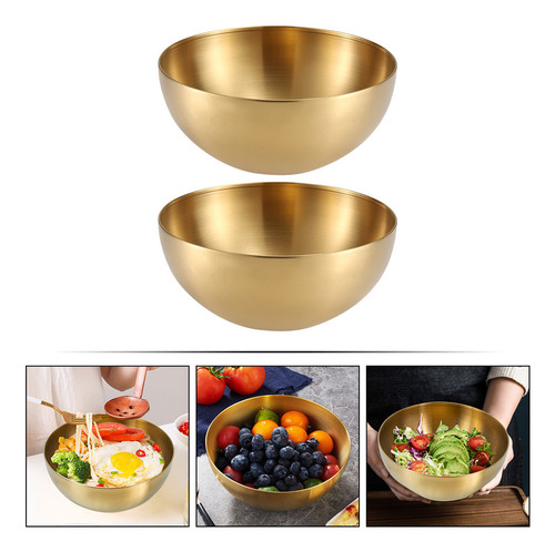 Tigelas De Salada De Aço Inoxidável, Tigela De Sopa Para
