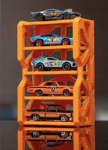 Exhibidor Para Hot Wheels Coleccionador 5 Carros 2pz