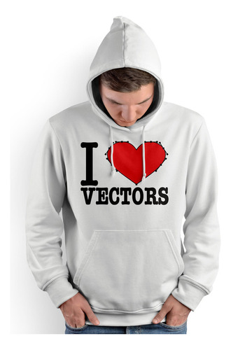 Polera Cap I Love Vectors (d0454 Boleto.store)