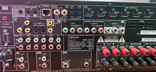 Sintoamplificador Denon Avr 2312 Chanel 7.1 Hdmi Excelente (Usado)