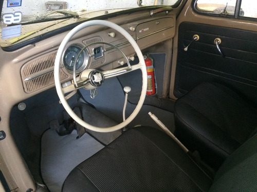 Imagem 6 de 14 de Vw Fusca 1968 Placa Preta