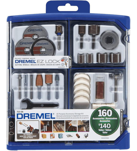 Dremel 710 Kit Multipropósito, 160 Piezas