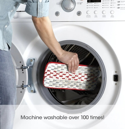 Imagen 7 de 7 de Vileda Promist Max Mopa Plana Microfibra Con Spray