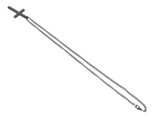 Imagen 6 de 10 de Collar Con Colgante De Cruz De Temperamento Unisex