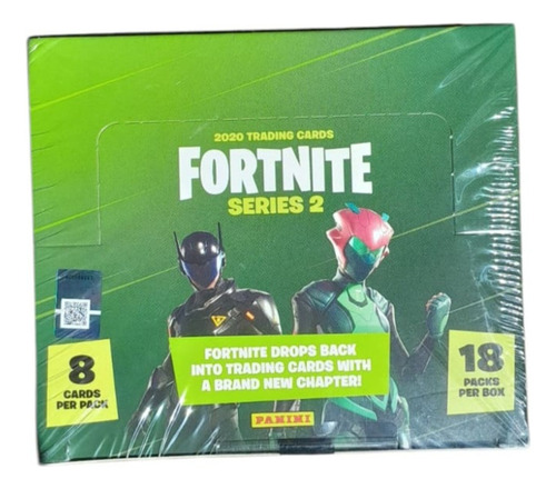 Caja De 18 Sobres Fortnite Serie 2 Drops Back Panini Idioma Español