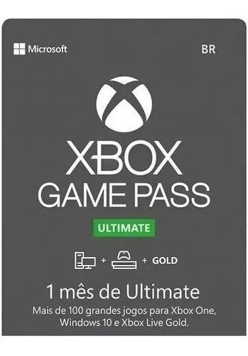 Xbox Game Pass Ultimate 1 Mês Código De 25 Dígitos - Desconto no Preço