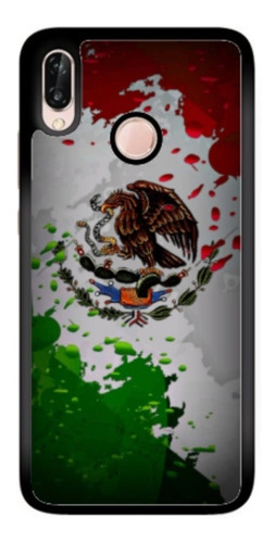 Funda Protector Para Huwei Mexico Escudo Bandera