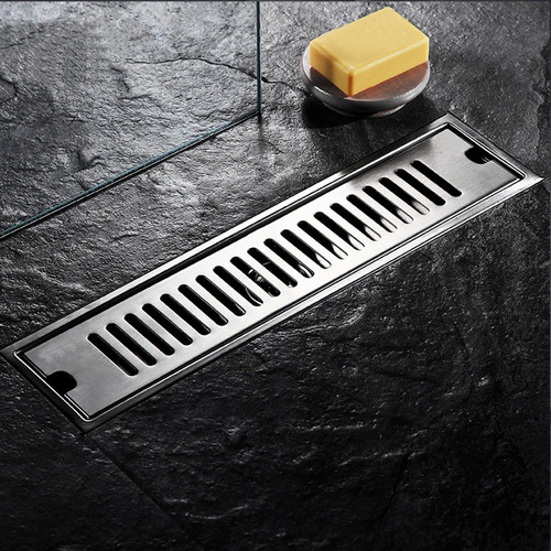 Drenaje De Piso En Acero Inoxidable Rectangular Bari