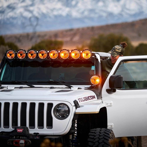 Faros Kc Hilites Gravity Titan Para Jeep Rzr Canam Redondo