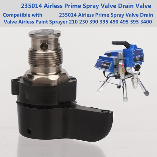 Válvula De Drenaje Airless Prime Spray, Paquete De 2 Unidade