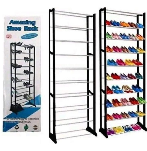 Zapatero 10 Niveles Hasta 30 Pares Desarmable Liviano Zapato