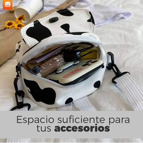 Bolsa Hombro Cruzada Bandolera Crossbody Casual Mujer Zebra