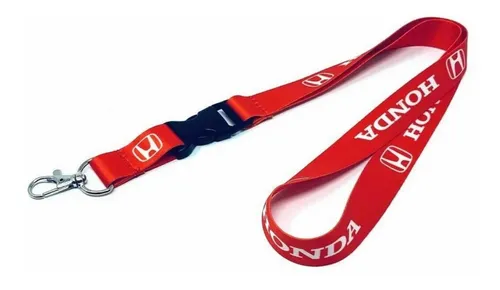 Lanyard / Llavero Honda Rojo