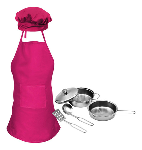 Set De Chef H 9005 Para Niños, Kit De Cocina Y Repostería, 7