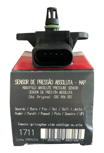 Sensor Map Gol G3 1.0 16v 03 04 05 Leia A Descricao Ds1711