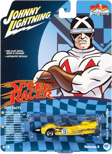 Johnny Lightning Speed Racer Corredor X Mide 8 Cm E/1:64