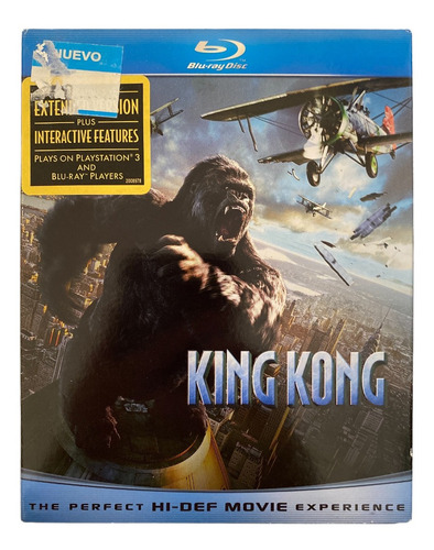 Bluray King Kong Naomi Watts Jack Black Peter Jackson (Usado)