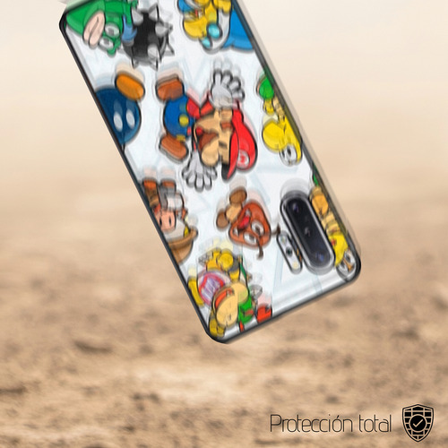 Funda Para Samsung Note 10 /10 Lite/10 Plus Mariio Broos Note 10 Lite Collage Mario Bross
