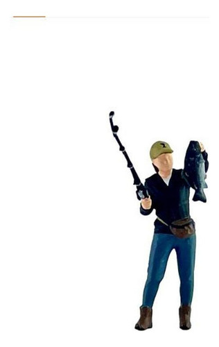 Li 2 Figuras De Pesca A Escala 1:64, Modelos De Personas