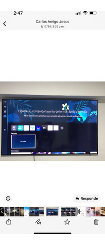 Tv Samsung 65 Pulgadas, 4k, Cristal Uhd (Usado)