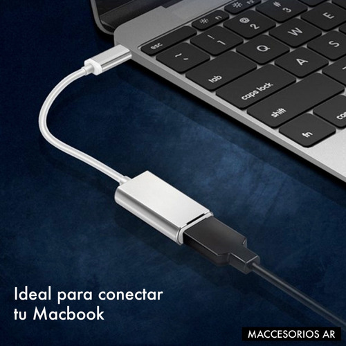 Imagen 3 de 10 de Adaptador Usb C A Displayport Computadora Celular 4k Ultrahd