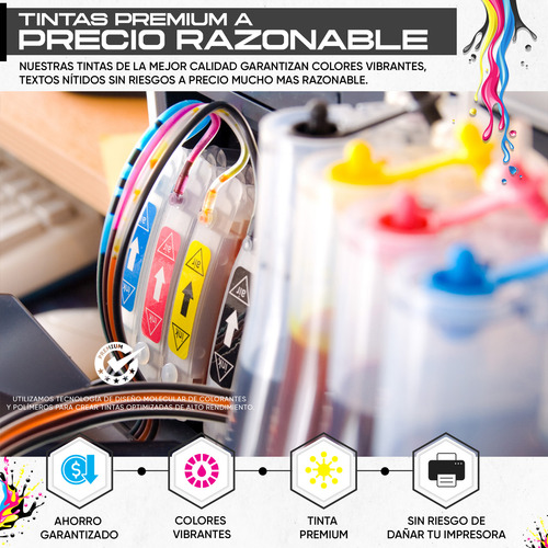 Sistema De Tinta Continua Compatible Epson Xp 442 Xp 445