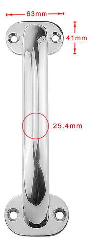 2x Acero Inoxidable 300 Grade 316 Barra De Agarre / Manija
