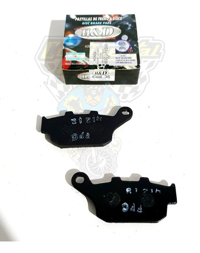 Pastillas Freno Honda Cbr 600 F1 F2 Hd35 Continental Circus