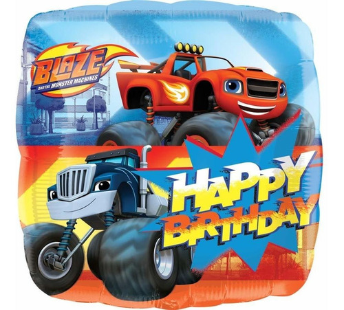 Blaze And The Monster Machines Para Fiesta De 3er Cum...