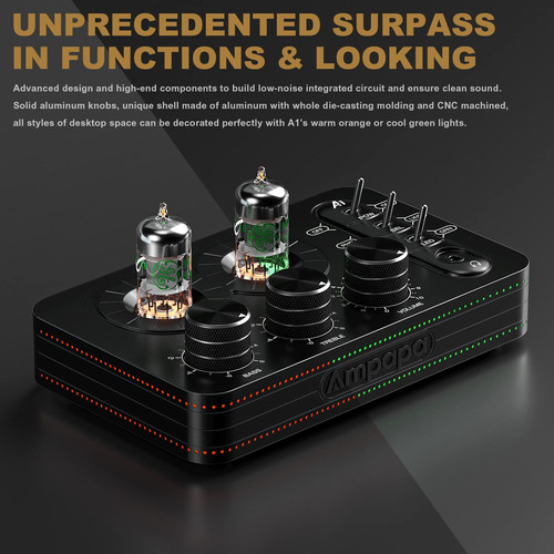 Tubo De Vacío Phono Preamp Ampapa A1 Con Amplificador De Aur