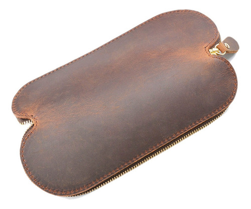 Estuche De Piel Con Cierre Para Lápices, Bolígrafos, Tipo S,