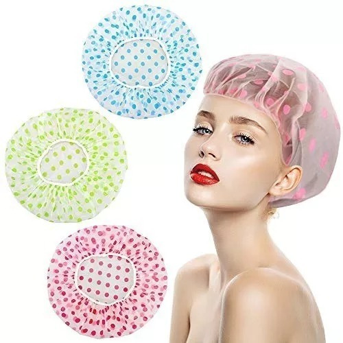 Gorros Cofias Plásticos Para Ducha Baño Impermeable